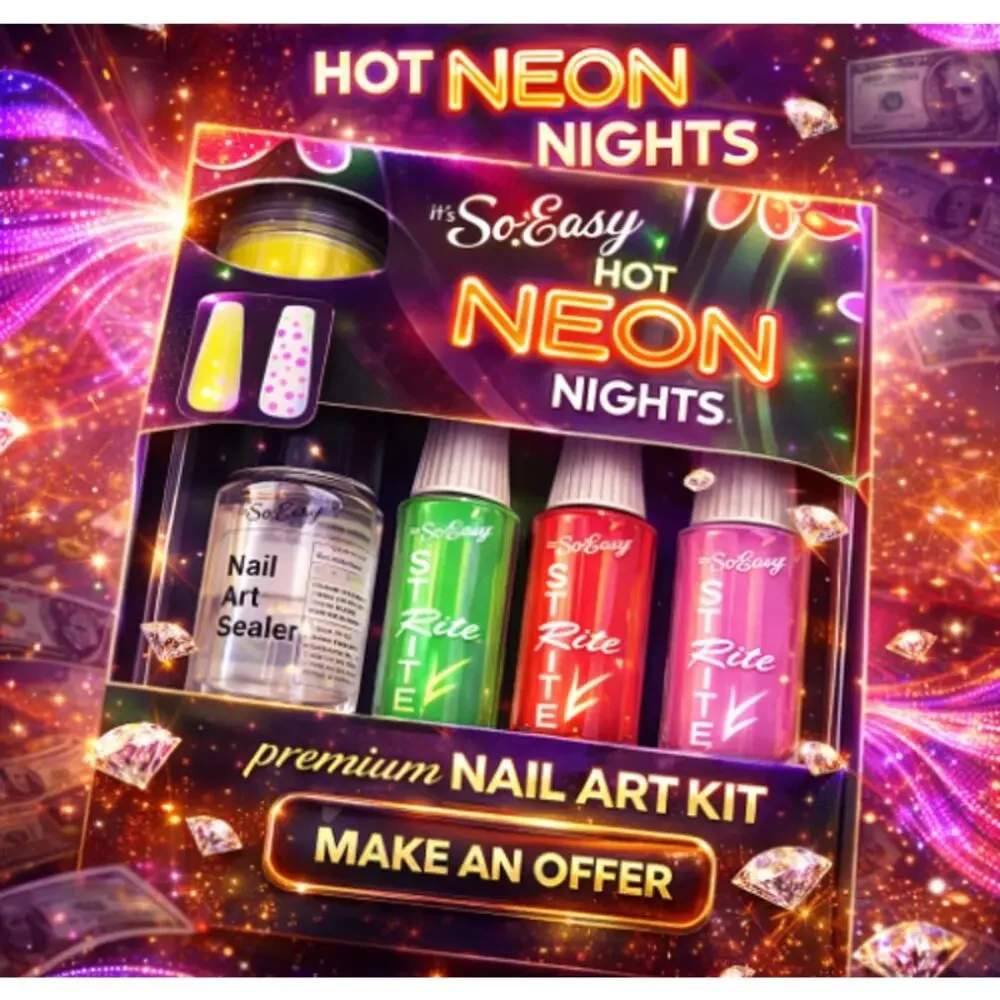 Its So easy Hot Neon Nights Art Kit